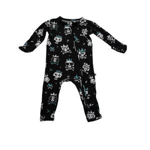 Little Bum Bums Skulls Bamboo Pajamas